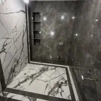 کاشی کاری / چسبی دوغابی / حرفه ای شیک/