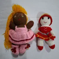 عروسک بافتنی کارکرده