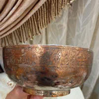 کاسه قاجاری قلم دعا