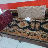 تخت سنتی چوبی قهوه خانه رستوران با میز و صندلی