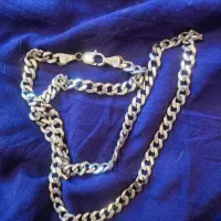 گردنبند زنجیر نقره
