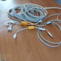ریسه LEDشلنگی 220وات همراه 5عدد سوکت یکسو