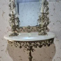 آینه و شمعدان(برنزی)