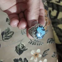 انگشتر فیروزه دست‌ساز خوش دست