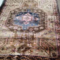 فرش دست باف کارکرده قدیمی
