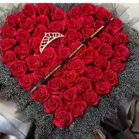 انواع دسته گل و باکس گل روبانی