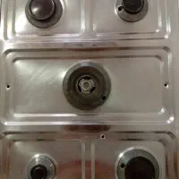 اجاق گاز استیل پنج شعله فردار