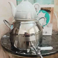 کتری قوری شیردار کف چدن ترک دنیز نو آک بند