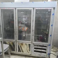 یخچال 3 درب ایستاده 2 طرف نما در حدک آک