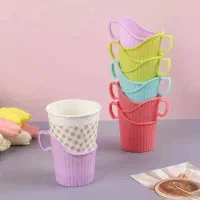 نگهدارنده لیوان یکبار مصرف 10عددی (سفر/پیک‌نیک)