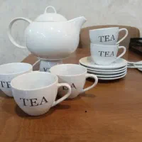 ظرف  و ظروف  و میوه خوری و ماگ و قوری با کپ