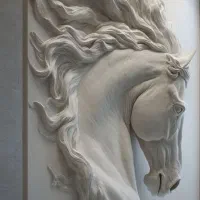 نقاشی گچ بری دکوراتیو
