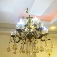لوستر و اینه شمعدان