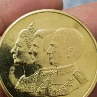 سکه مدال روکش آب طلا