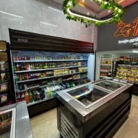 یخچال ایستاده فروشگاهی پروتئینی پرده هوا جزیره