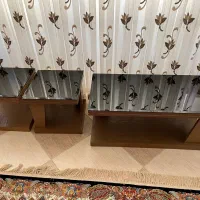 جلو مبلی چوبی گردو