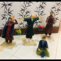 مجسمه محلی نوروزی تابلو نفیس یا سیدالشهدا روی پوست