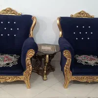 مبل هفت نفره سرمه ای