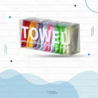 دستمال جادویی فشرده سفری مدل Towel بسته 14 عددی