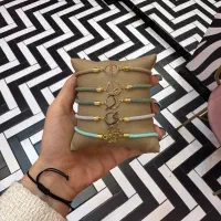 دستبند طلا با بند کرواتی