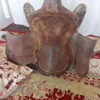 زین آسب قدیمی تمام چرم
