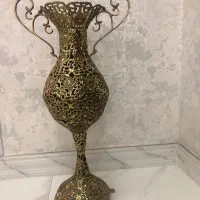 گلدان برنزی ارتفاع ۷۰ سانت با وزن سنگین