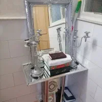 آینه وشمعدون با میز