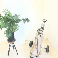 نیم ست چوب گلف همراه چرخ دستی