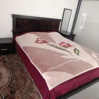 تخت خواب دو نفره چوبی