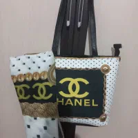 کیف و روسری نخی