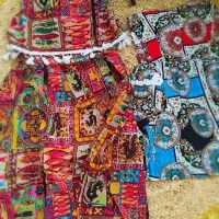 پیراهن ساحلی نخی خنک