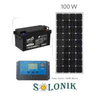 پک خورشیدی روشن کردن لامپ و شارژ گوشی