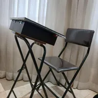 میز نماز تاشو باکس‌دار با صندلی/مطالعه/پایه فلزی|صندلی و نیمکت|تهران, دروازه شمیران|دیوار