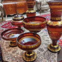 میوه شیرینی آجیل گلدان طلاکوب سالم مناسب عروس کادو