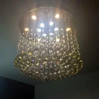 دوعدد لوستر بزرگ قطر ۷۰ و۶۰ تخفیف هم داره