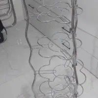 پایه قابلمه استیل طرح گل