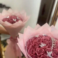 گلفروشی و قبول سفارشات دسته گل روبانی
