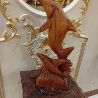 مجسمه چوبی دکوری هندی