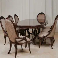 میز نهارخوری لوکس طرح روکوکو