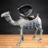 جفت شتر فلزی درب دار (بزرگ و کوچک) نگین دار