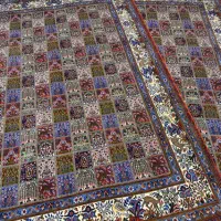 فرش دستبافت جفت نه متری گل ابریشم