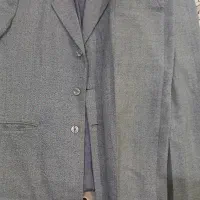 کت شلوار خاکستری مردانه