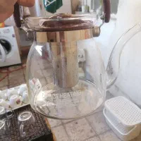 قوری شیشه ای بزرگ نونو