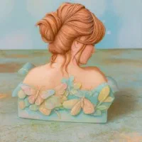 قالب دختر پروانه ای