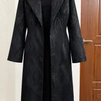 مانتو مشکی زنانه