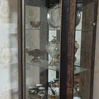 گنجه چوبی ومیز تلویزیون