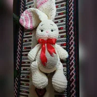 عروسک مخملی دست بافت