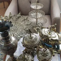 ظروف تزئینی برنجی و برنزی