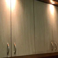 کابینت فلزی آشپزخانه با درب mdf