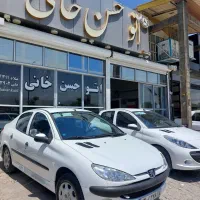 پژو206صندقدارv8مدل1400بیرنگ خشک